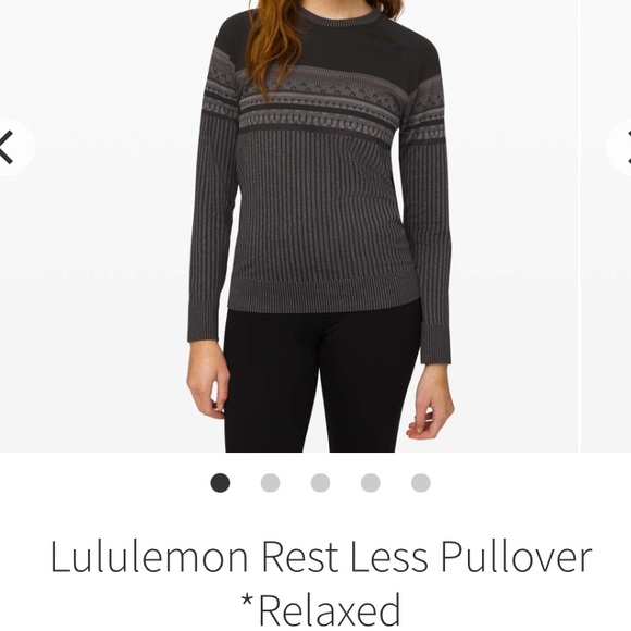 Lululemon relaxed restless long sleeve XL